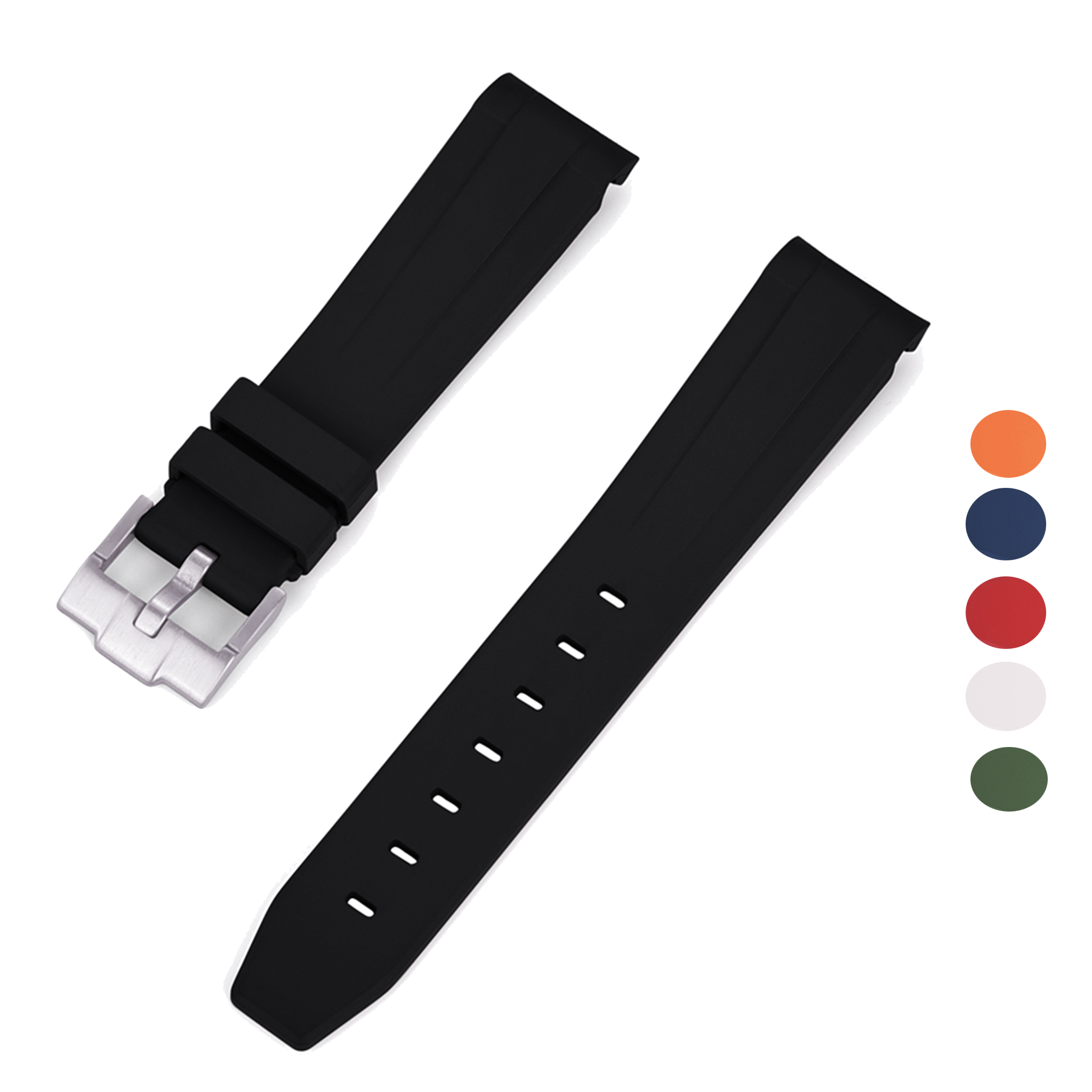 Halifax Watch Bands - Fitted FKM Rubber Strap