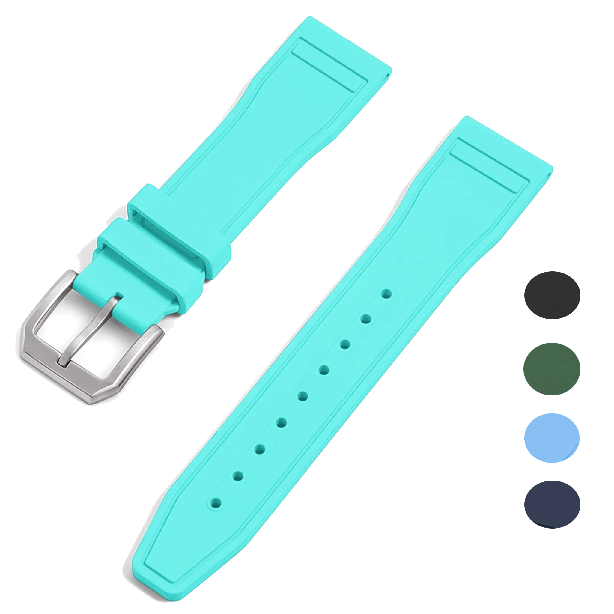 Halifax Watch Bands - Aviator's FKM Rubber Strap