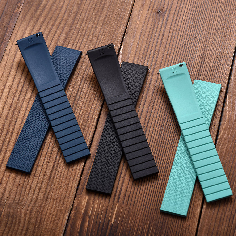 Halifax Watch Bands - Cut-to-Length FKM Rubber Strap