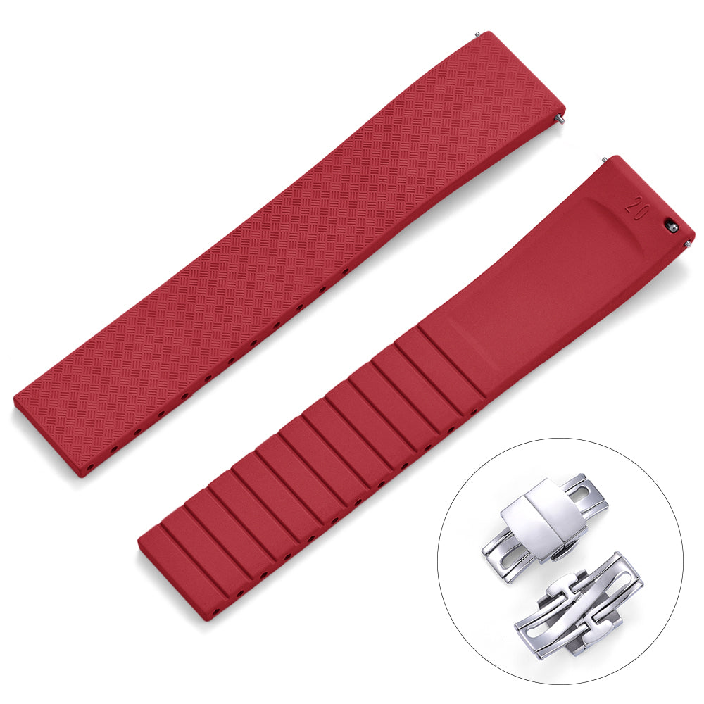 Halifax Watch Bands - Cut-to-Size FKM Rubber Strap