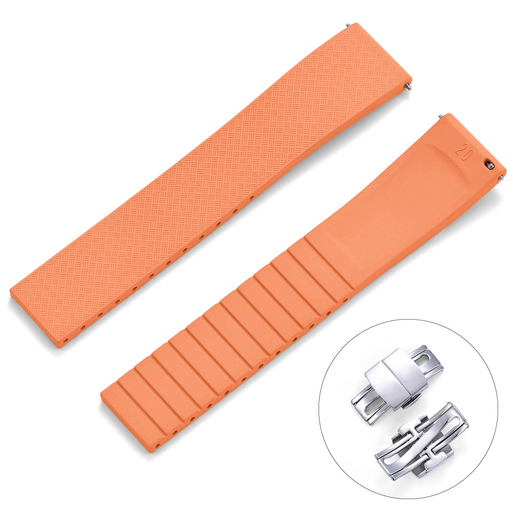 Halifax Watch Bands - Cut-to-Size FKM Rubber Strap