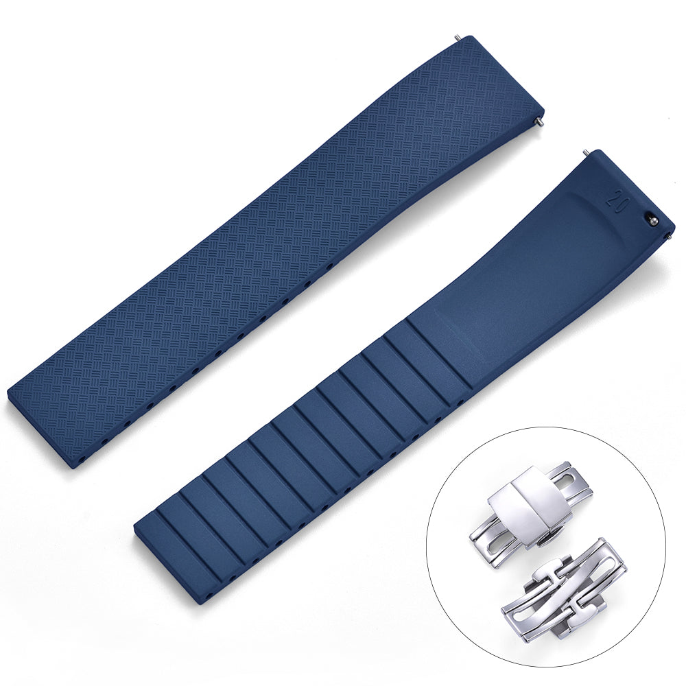 Halifax Watch Bands - Cut-to-Size FKM Rubber Strap