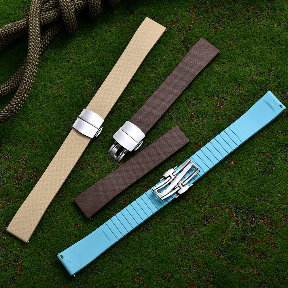 Halifax Watch Bands - Cut-to-Size FKM Rubber Strap