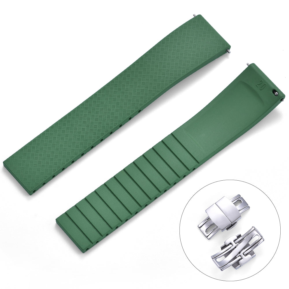 Halifax Watch Bands - Cut-to-Size FKM Rubber Strap