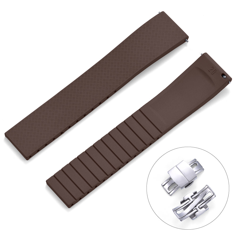 Halifax Watch Bands - Cut-to-Size FKM Rubber Strap