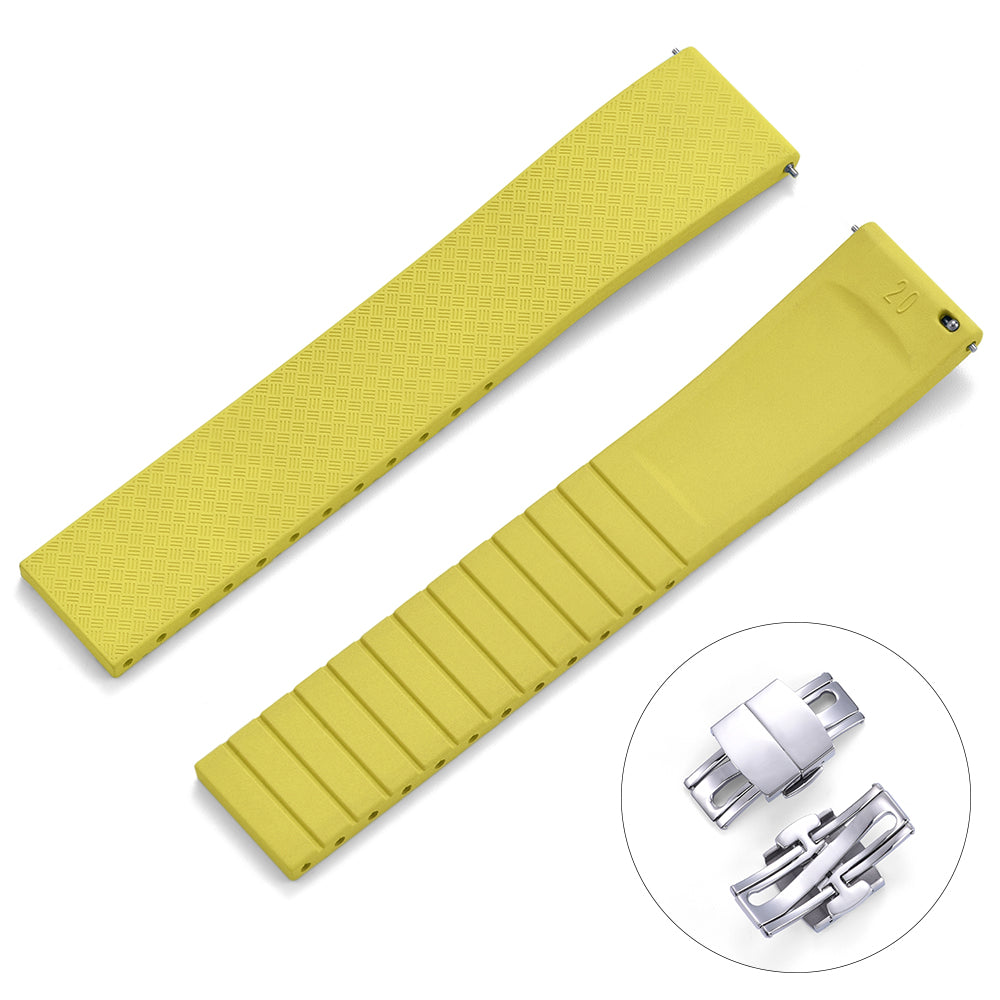 Halifax Watch Bands - Cut-to-Size FKM Rubber Strap