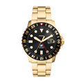 Fossil Blue GMT - 46mm Gold-Tone (FS5990) front view