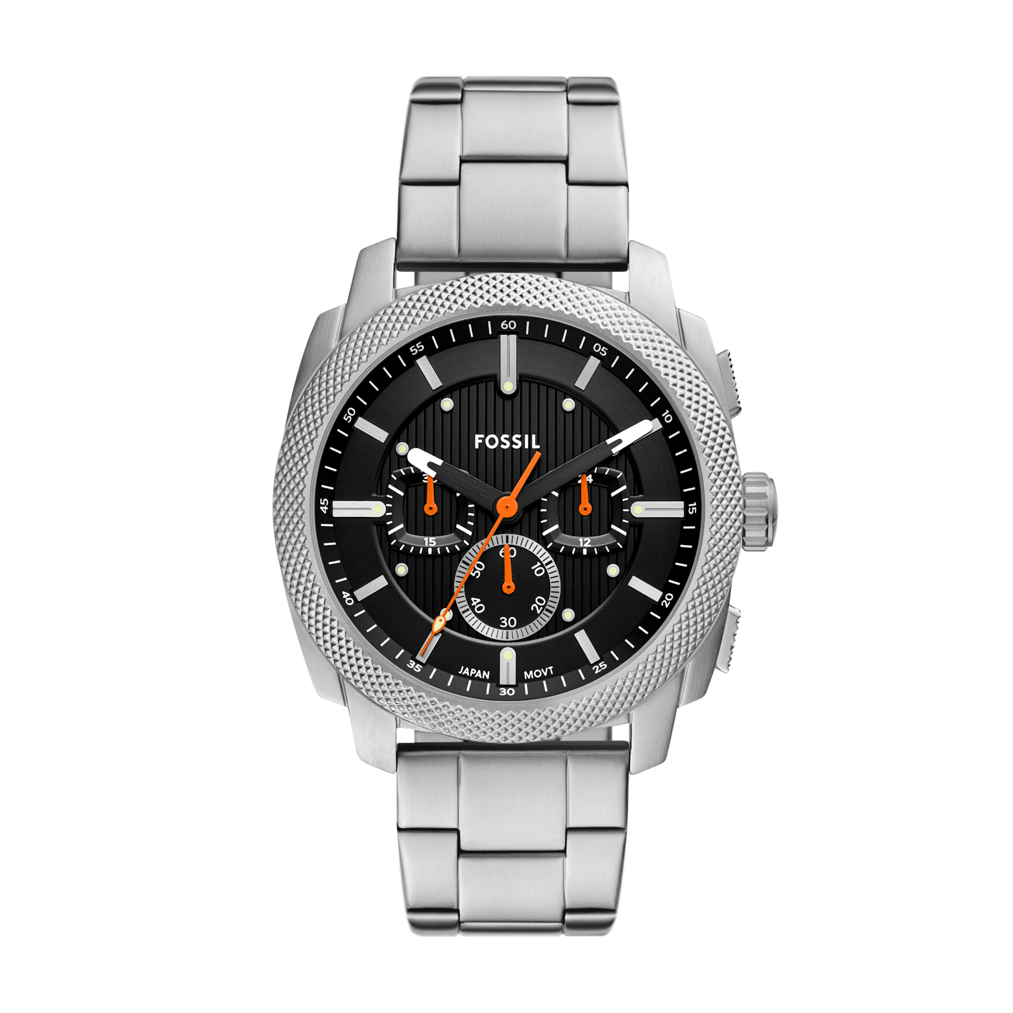 Fossil Machine Chronograph - 44mm Stainless Steel (FS6095) front view