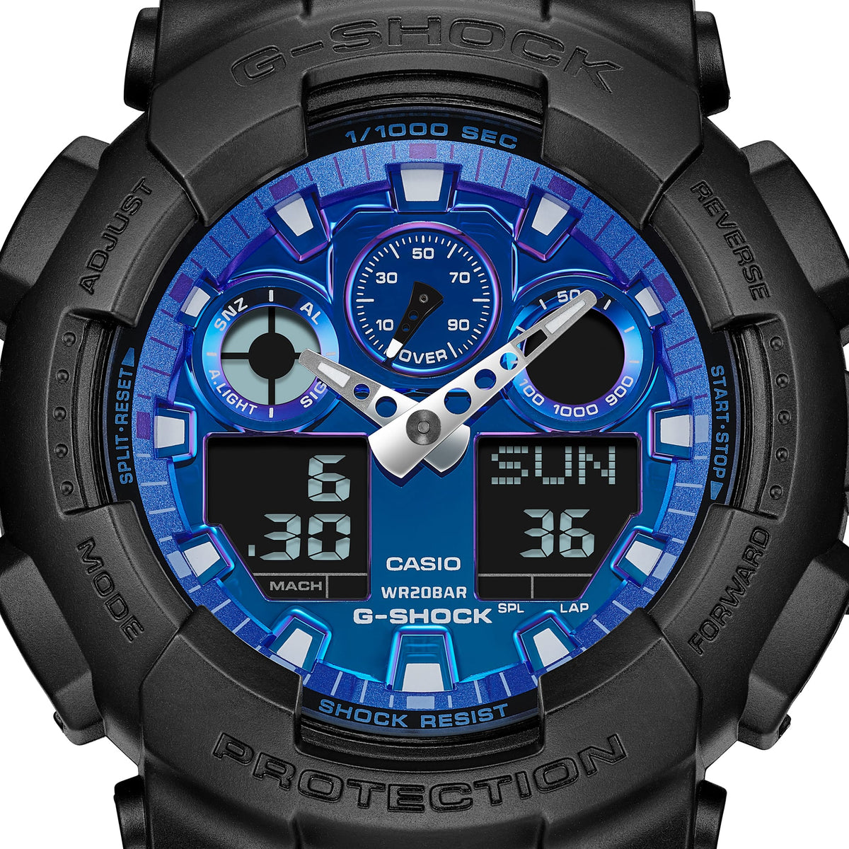 Casio G-Shock -  GA100 Series - Glowing Flames