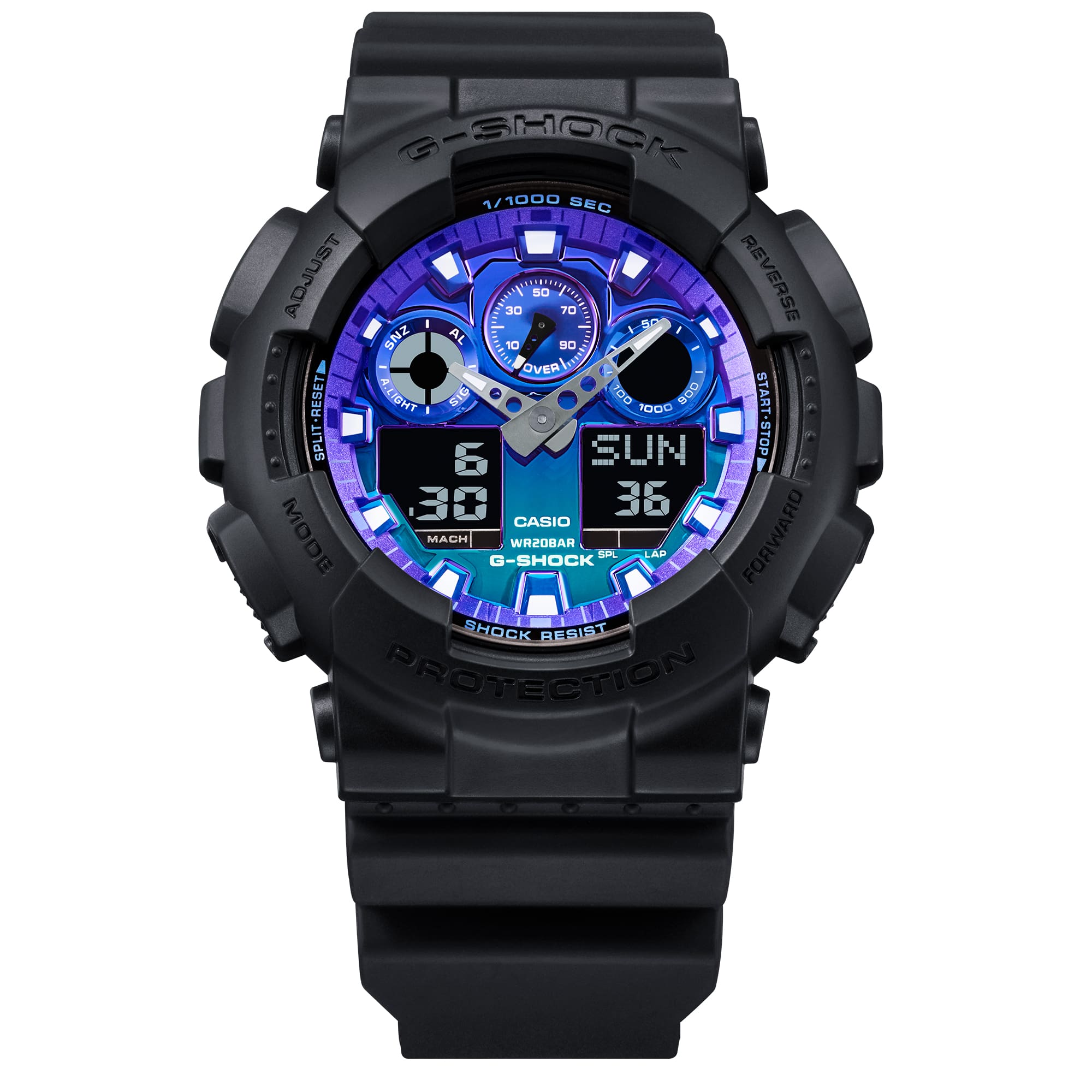 Casio G-Shock -  Ani/Digi - GA100FL-1A