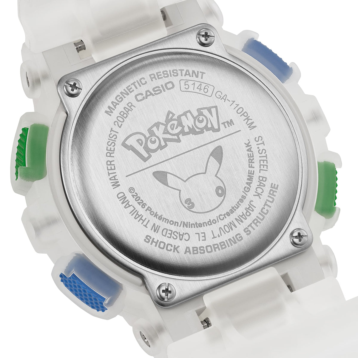 Casio G-Shock GA-110PKM-7A Pokemon 30th Anniversary Limited Edition