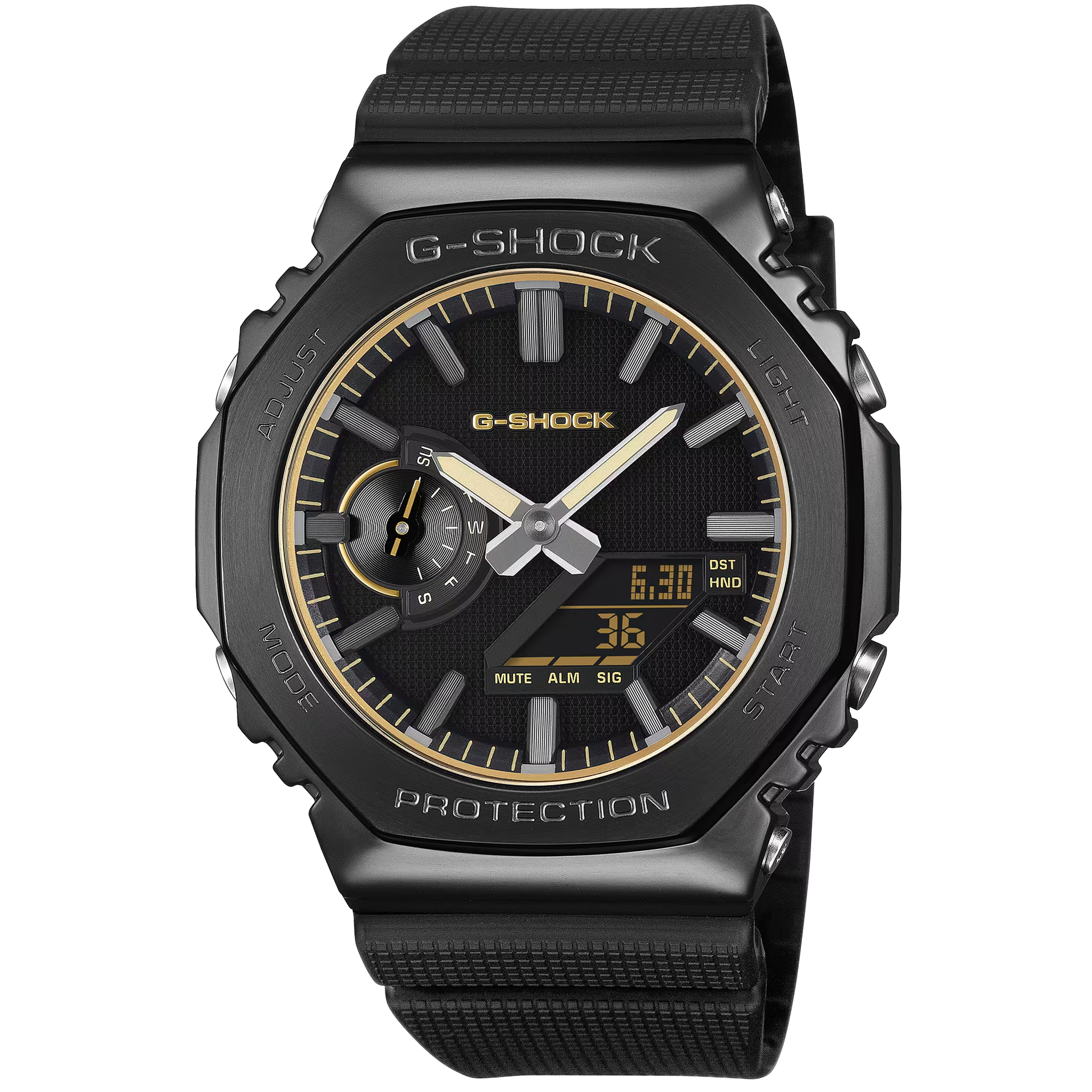Casio G-Shock -  GA2100 Series - Luxe Black Gold Vapor