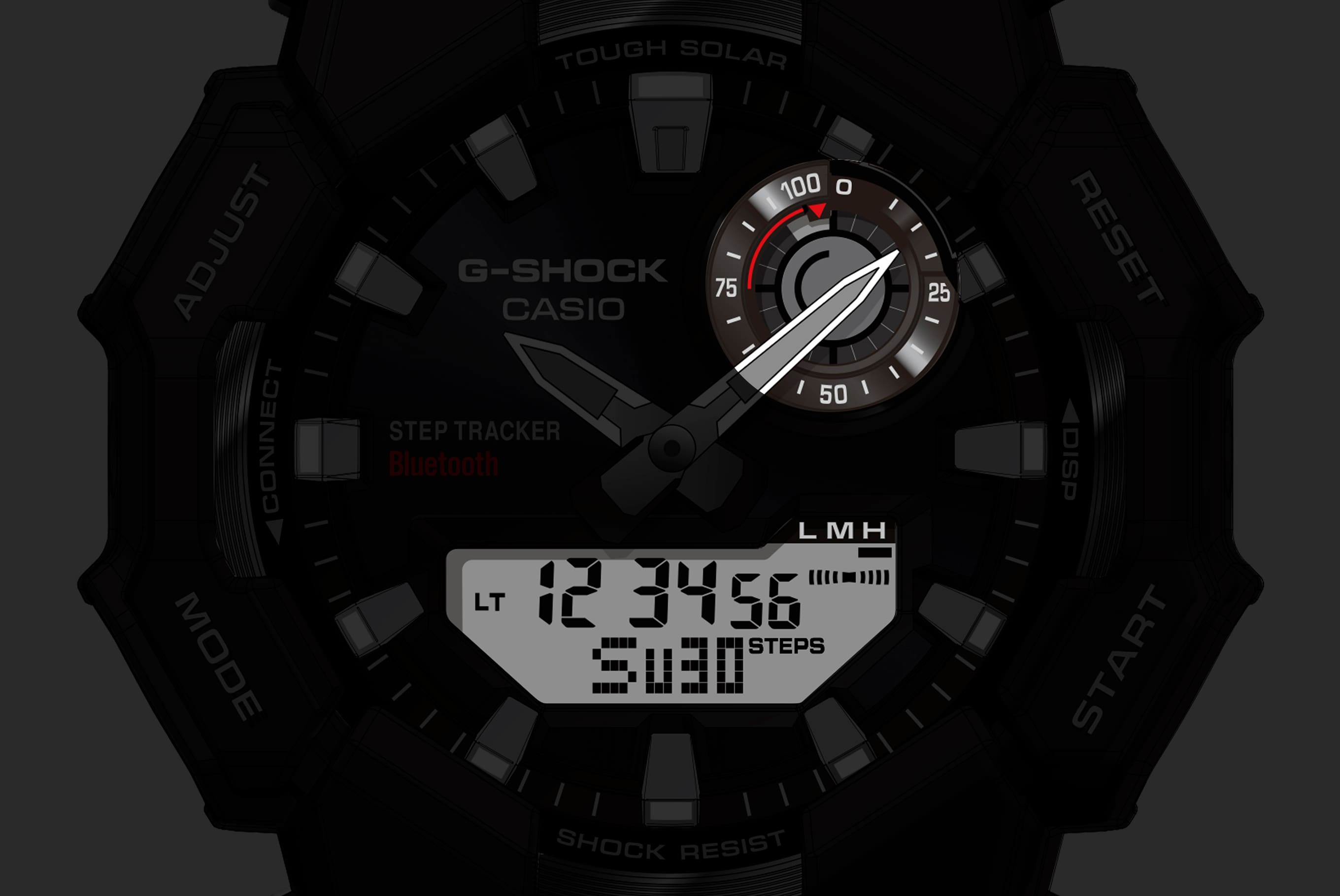 Casio G-Shock - Tough Solar - Black Out
