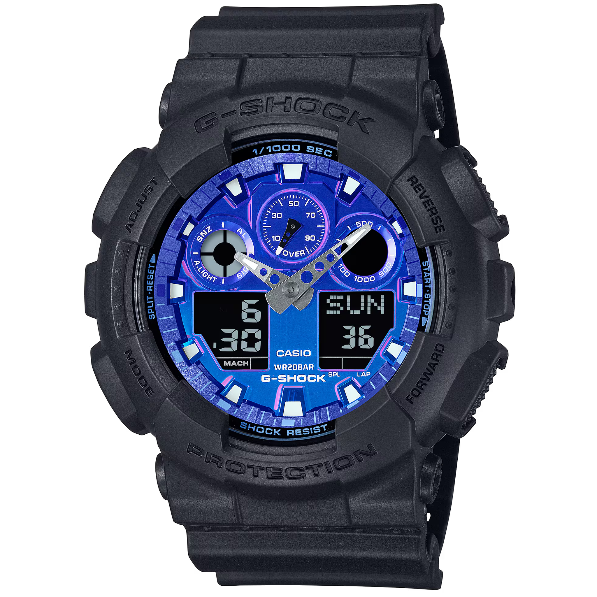 Casio G-Shock -  Ani/Digi - GA100FL-1A