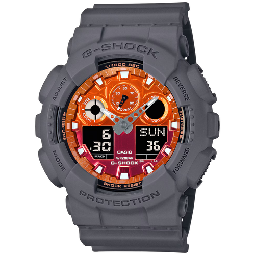 Casio G-Shock -  Ani/Digi - GA100FL-8A