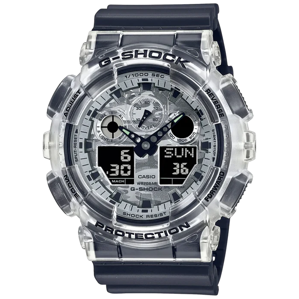 Casio G-Shock -  Ani/Digi - GA100SKC-1A