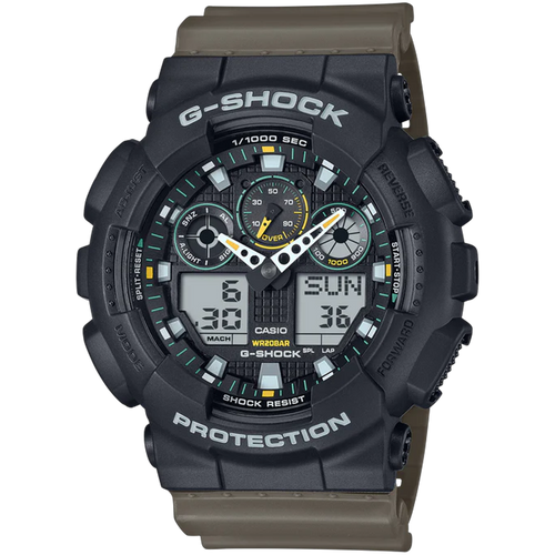 Casio G-Shock -  Ani/Digi - GA100TU-1A3