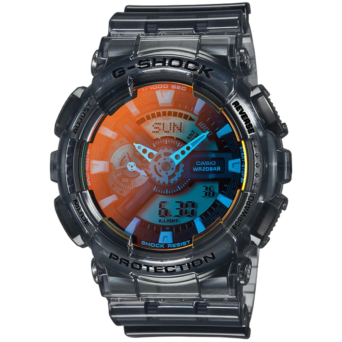 G shock orange blue best sale