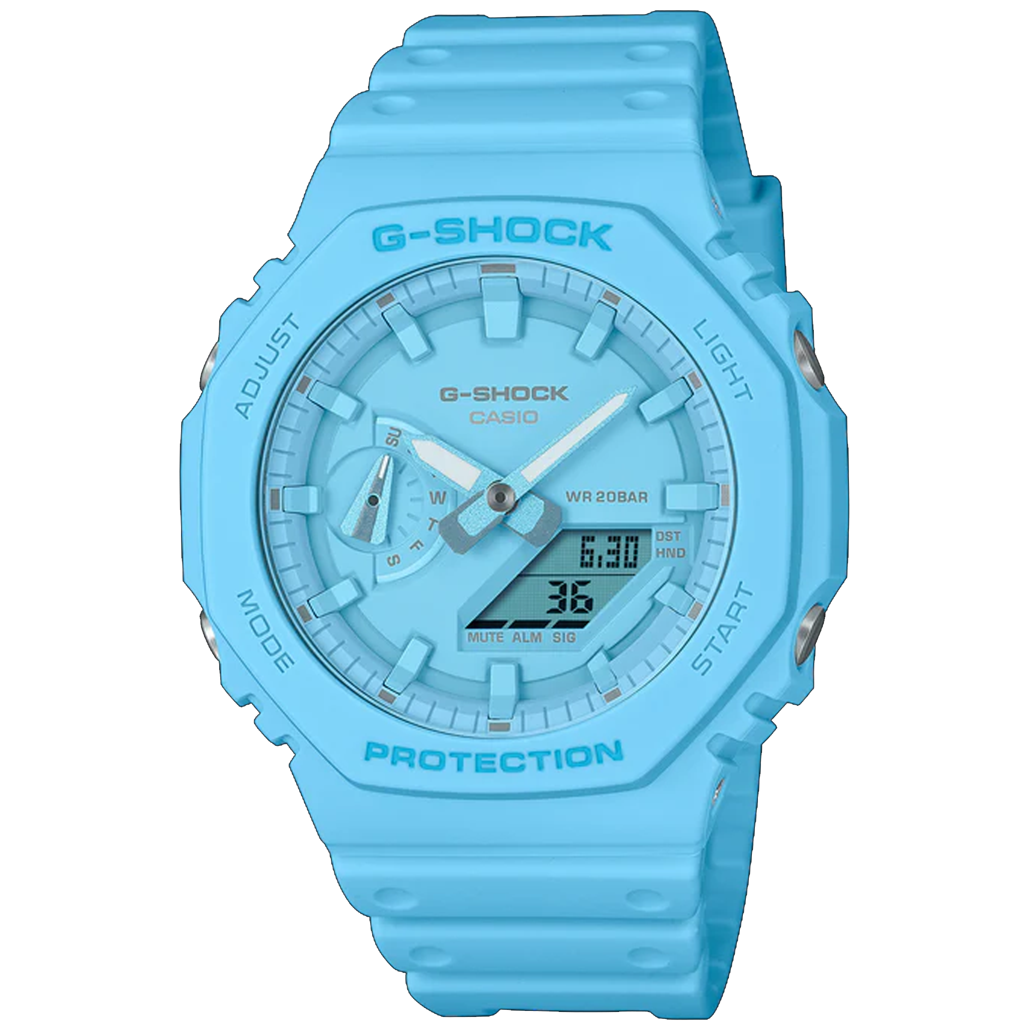 Casio G-Shock - Ani/Digi - Carbon GA2100-2A2