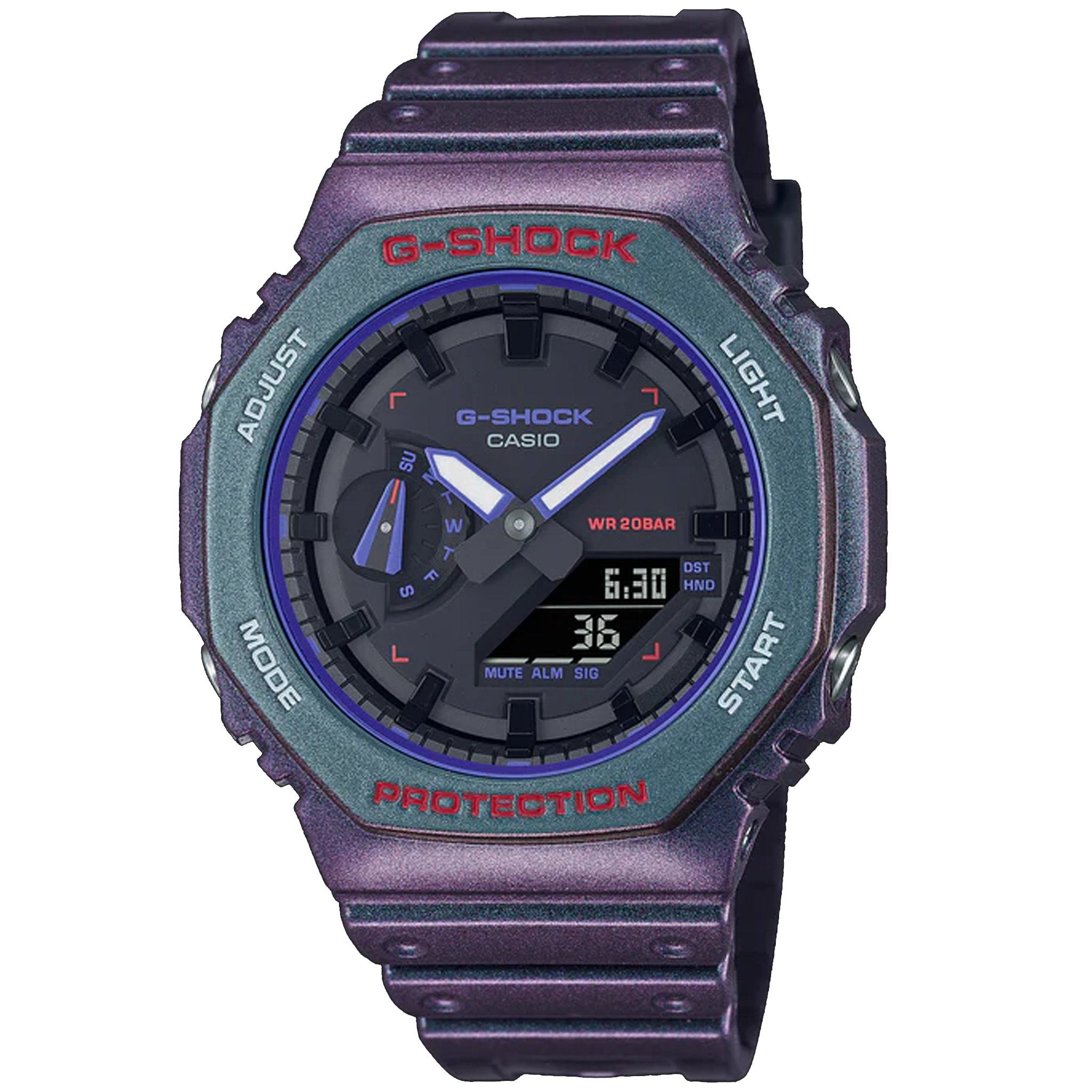 Casio G-Shock - Ani/Digi - Carbon GA2100AH-6
