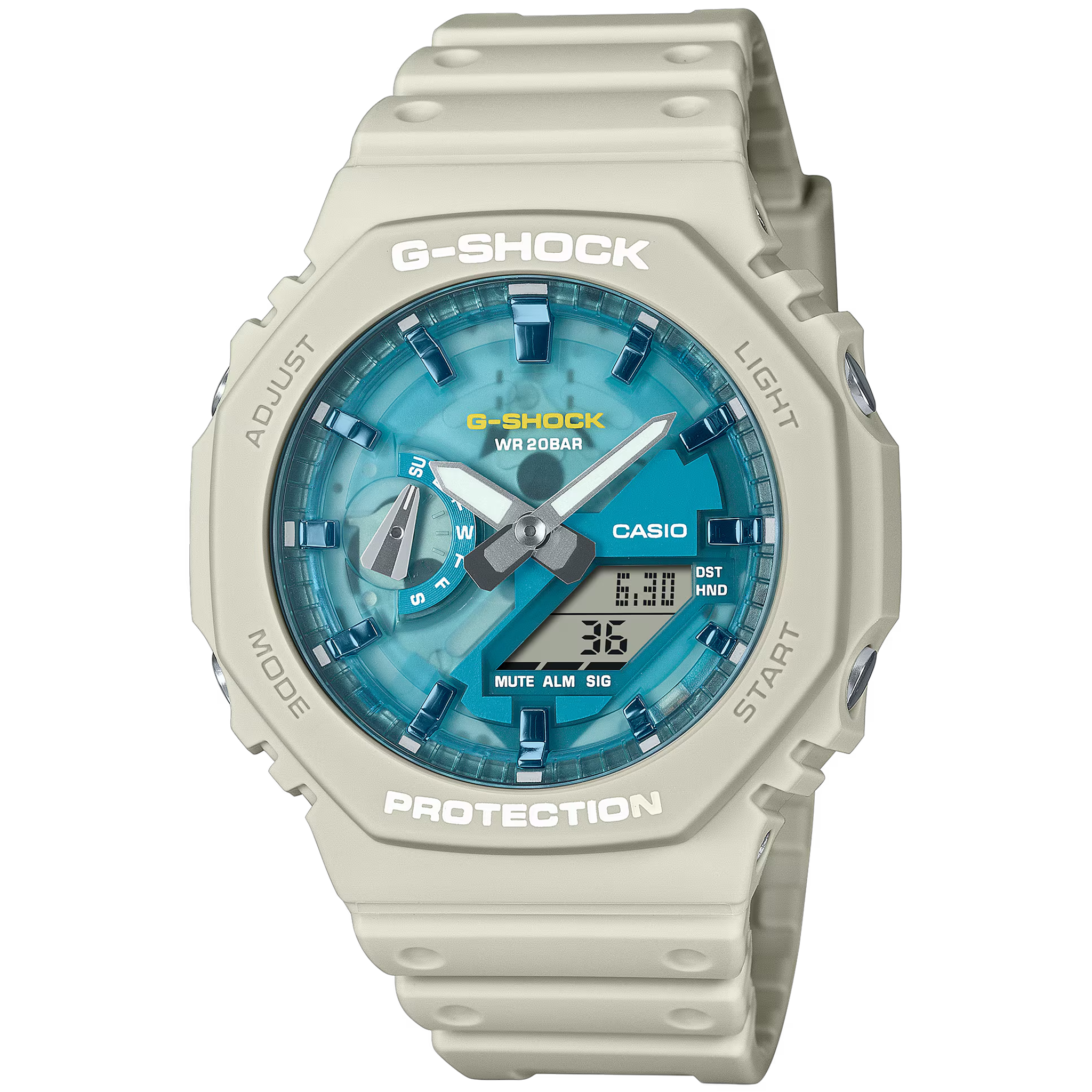 Casio G-Shock - Carbon Square - GA2100AS-5A