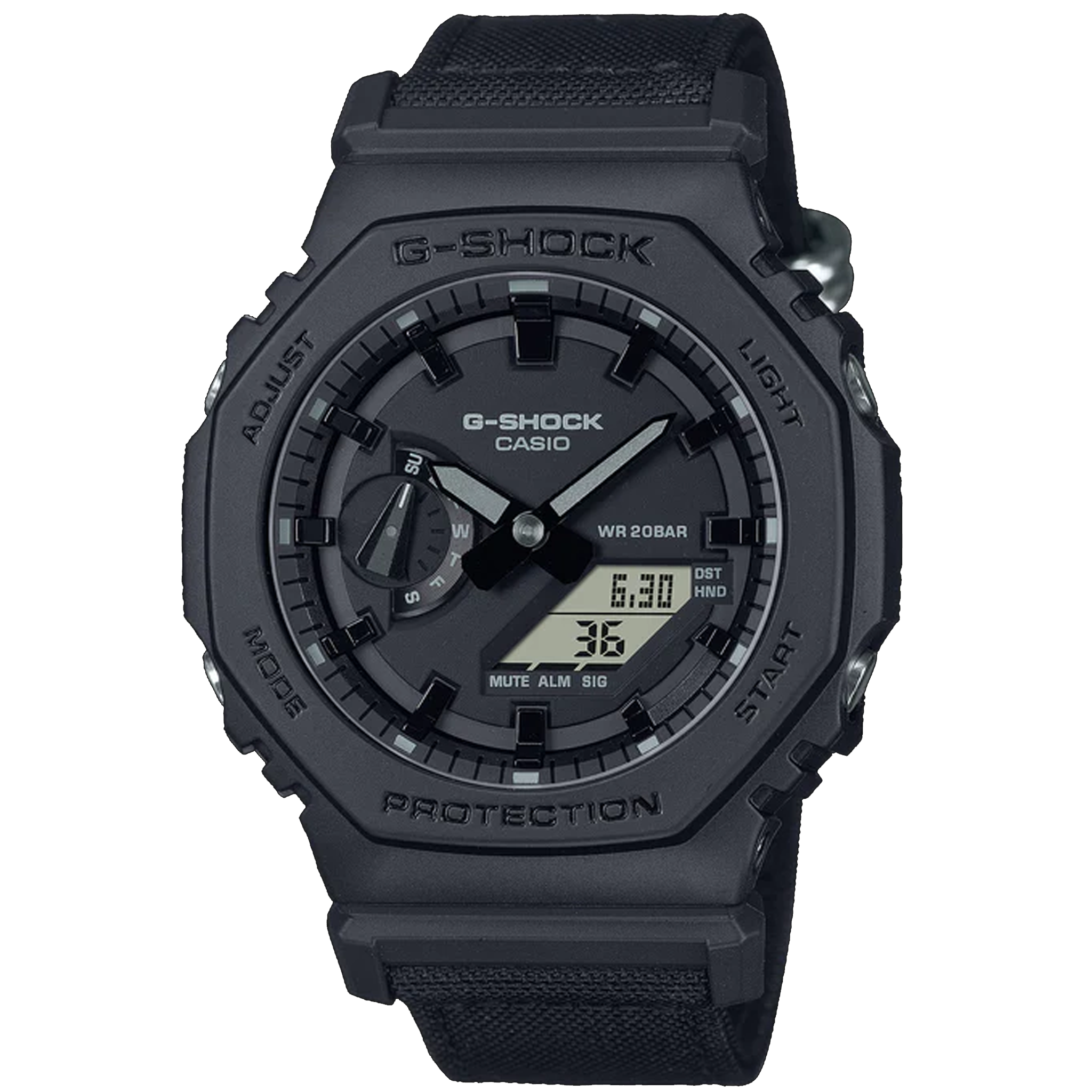 Casio G-Shock - Ani/Digi - Carbon GA2100BCE-1A
