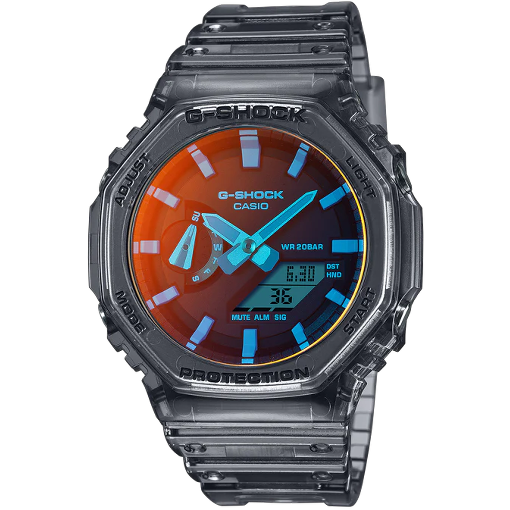 Casio G-Shock - Ani/Digi - GA2100TLS-8A