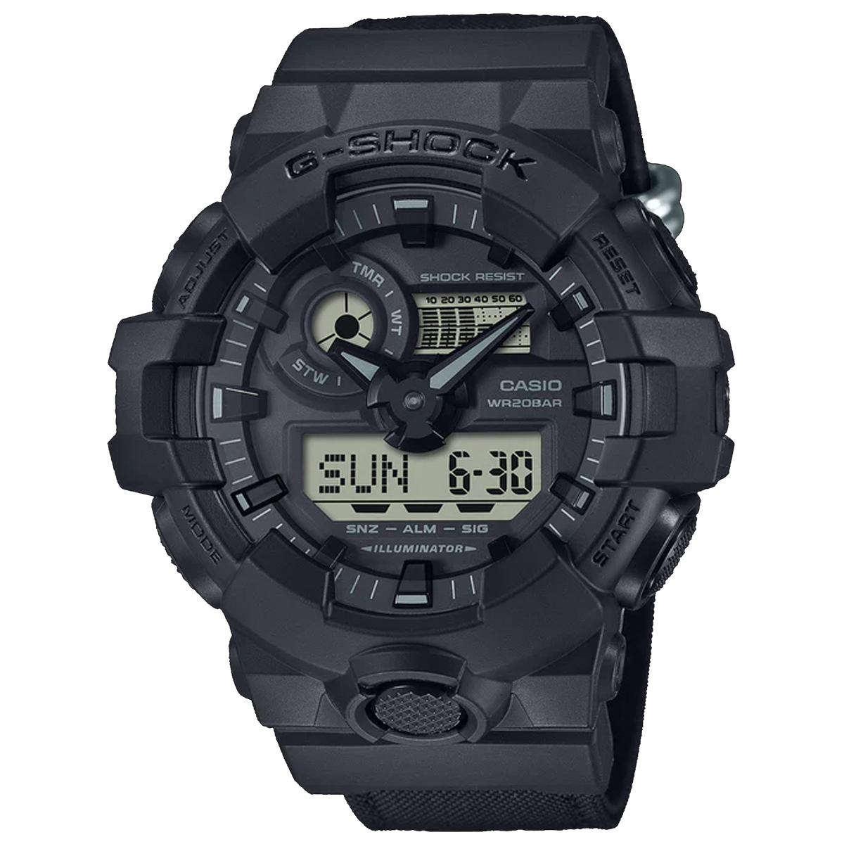 Casio G-Shock - GA700 Series - Black Cordura