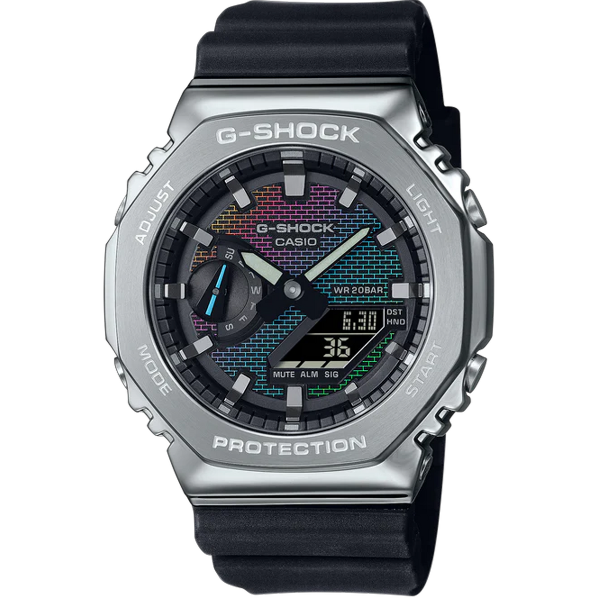 Casio G-Shock - Série GM2100 - Cadran bleu