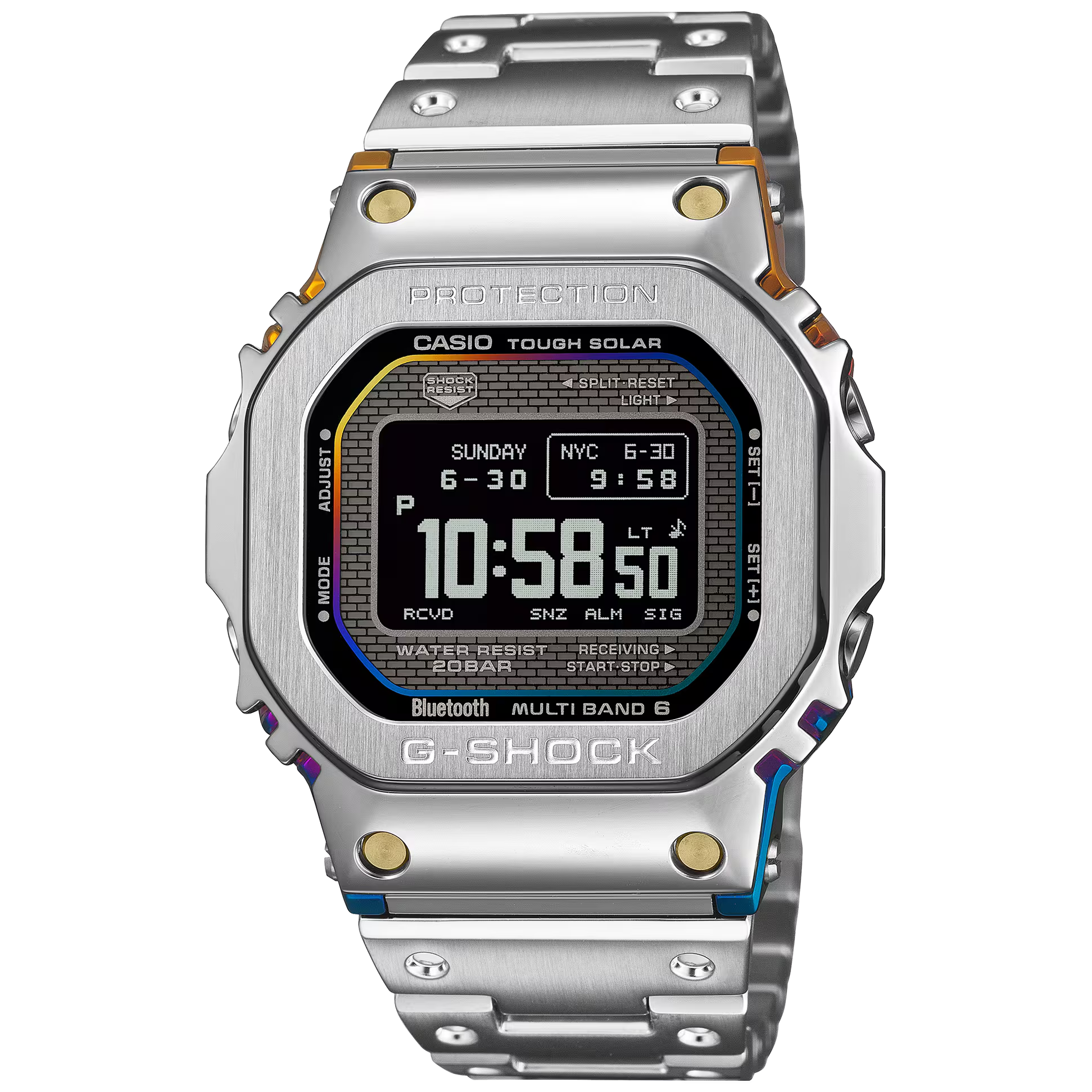 Casio G-Shock - Série Full Metal 5000 - Accent vert