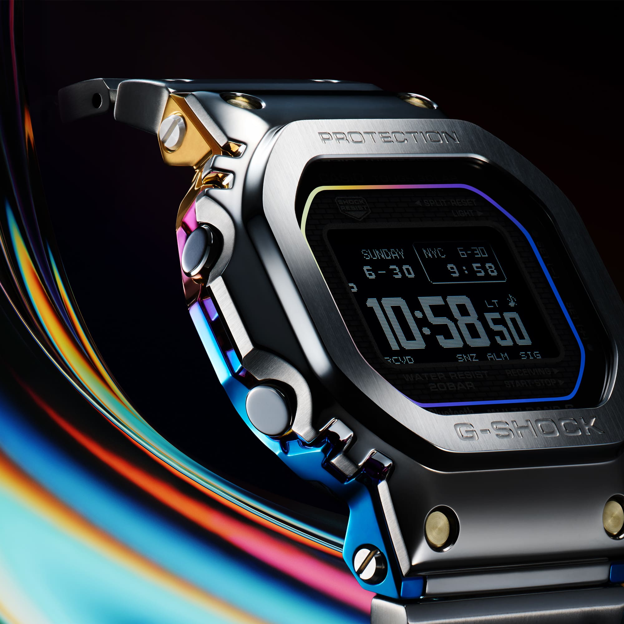 Casio G-Shock - Série Full Metal 5000 - Accent vert