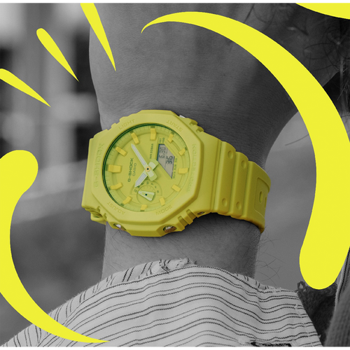 Casio G-Shock - Ani/Digi - Carbon GA2100-9A9