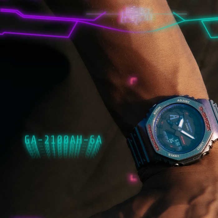 Casio G Shock Ani Digi Carbon GA2100AH 6