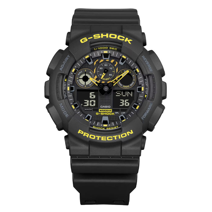 Casio G-Shock -  GA100 Series - Black &amp; yellow