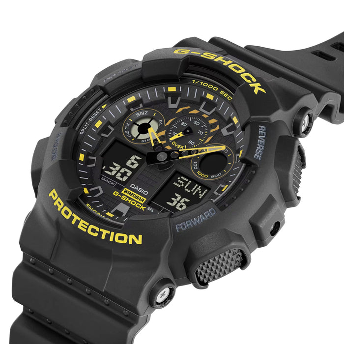 Casio G-Shock -  GA100 Series - Black &amp; yellow