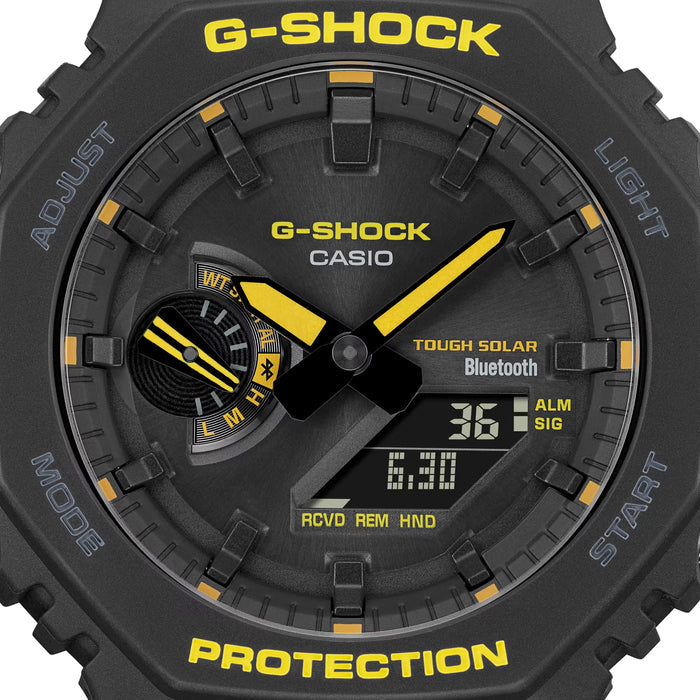 Casio G-Shock - GAB2100 Solar - Noir et jaune