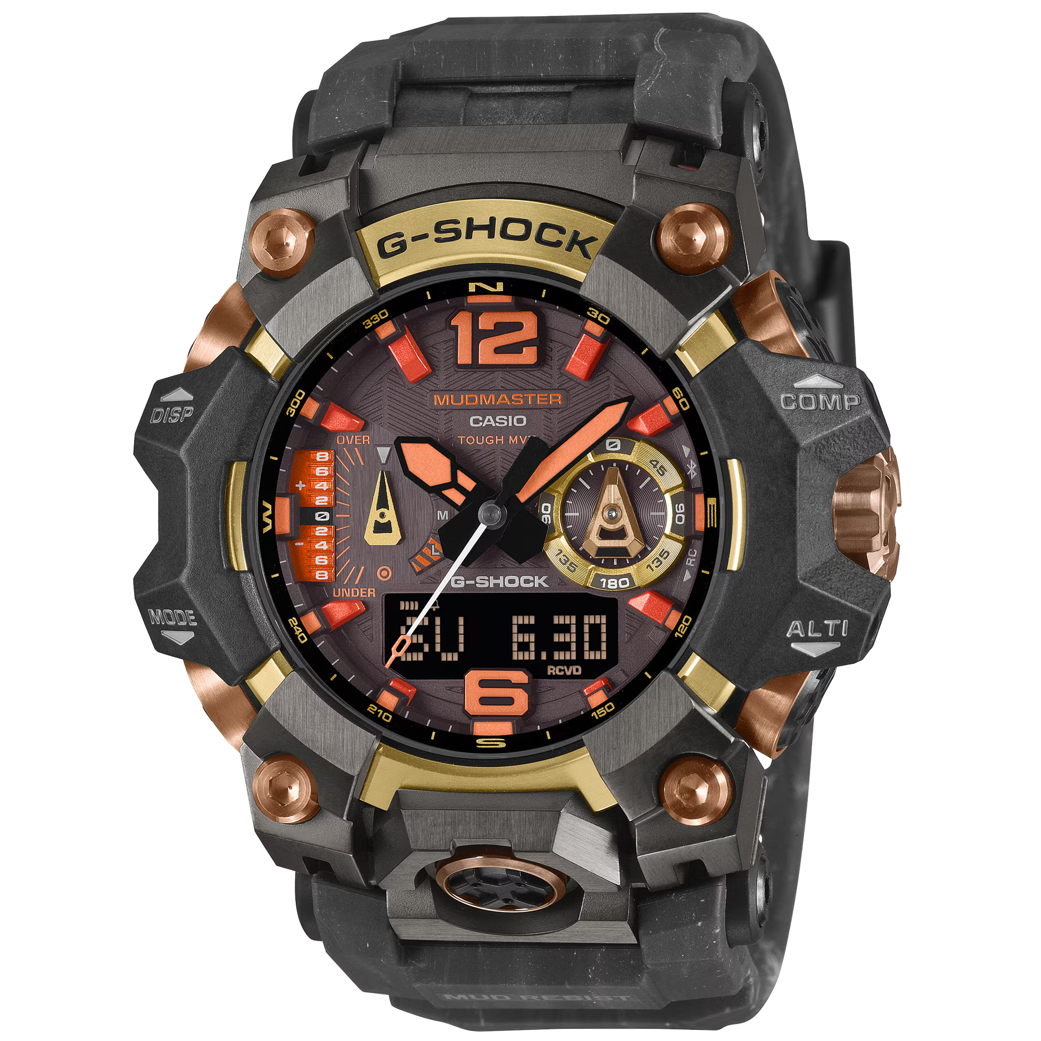 Casio G-Shock Master of G - MudMaster - Noir et rouge