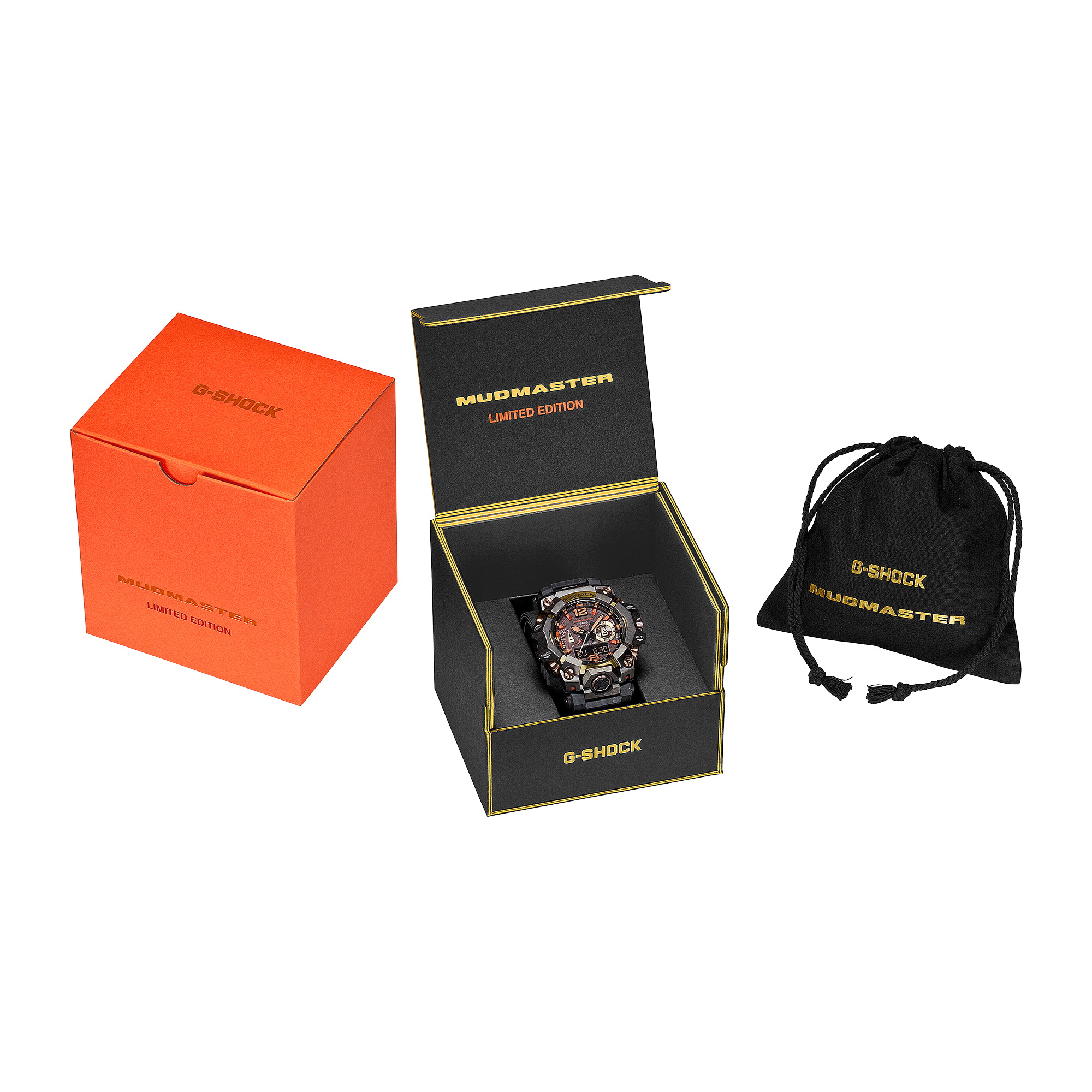 Casio G-Shock Master of G - MudMaster - Noir et rouge