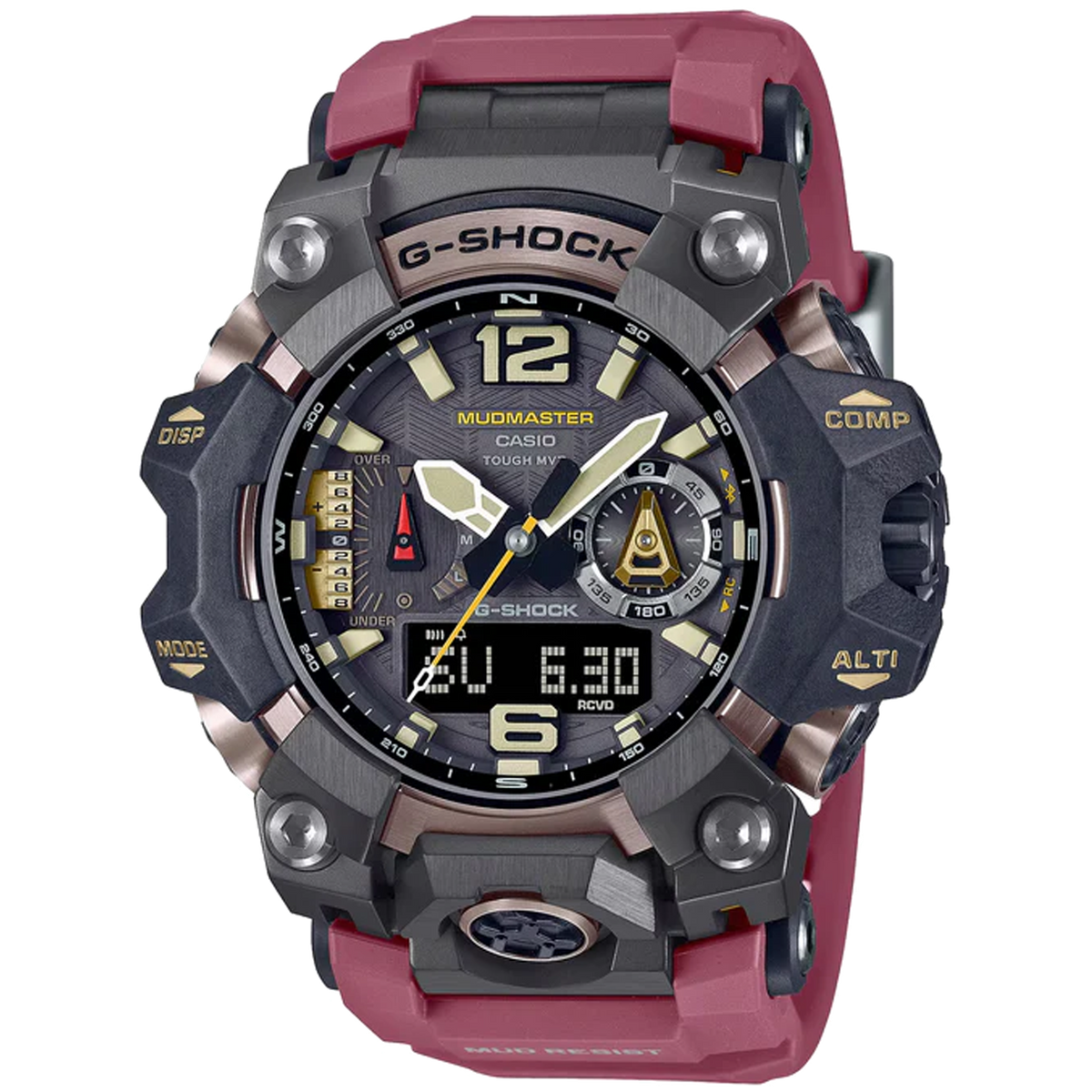 Casio G-Shock Master of G - MudMaster - Black &amp; Red