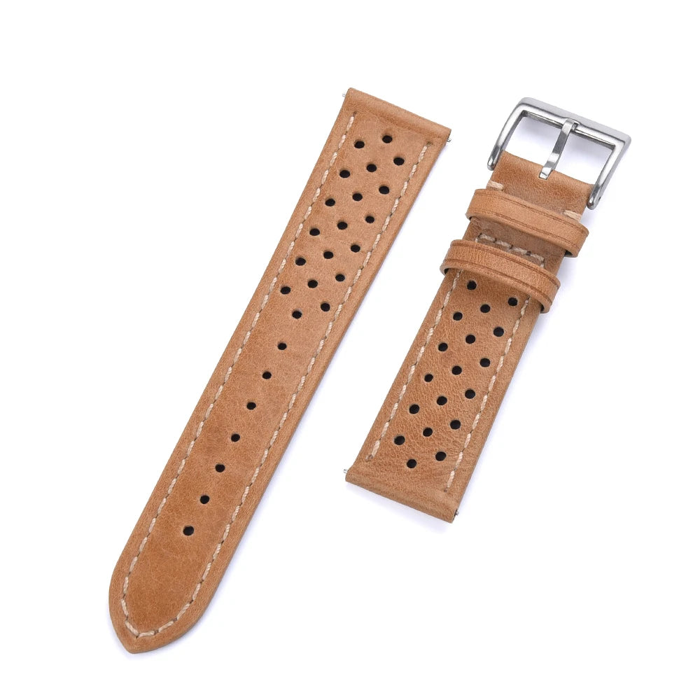 Halifax Watch Bands - Premium Racing Leather