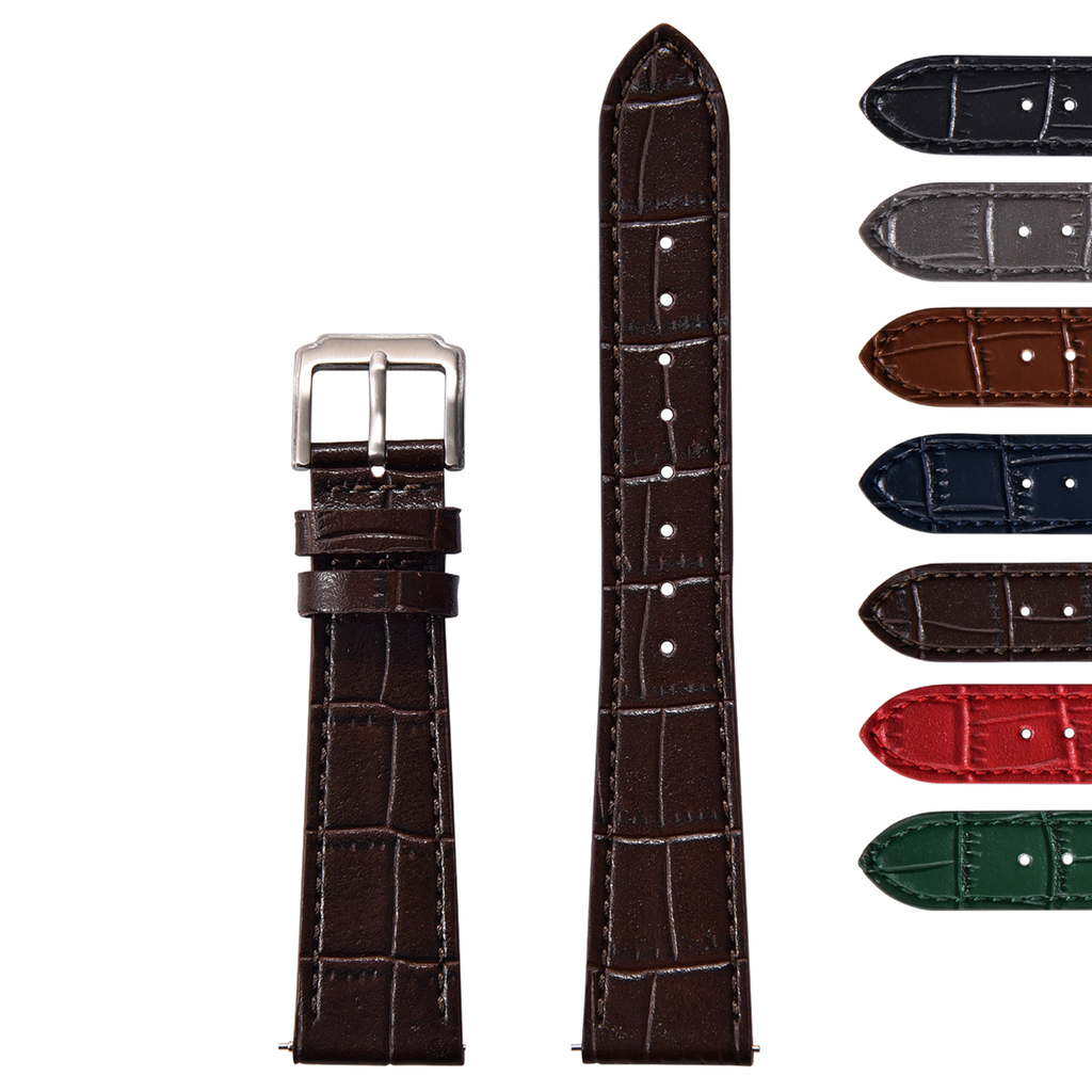 Halifax Watch Bands - Bamboo Embossed Leather