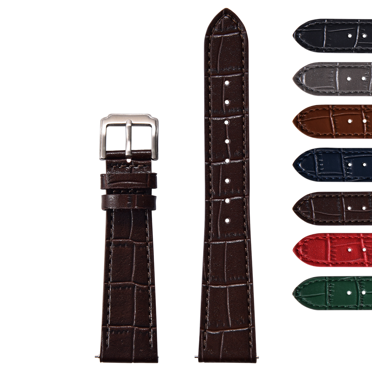 Halifax Watch Bands - Bamboo Embossed Leather