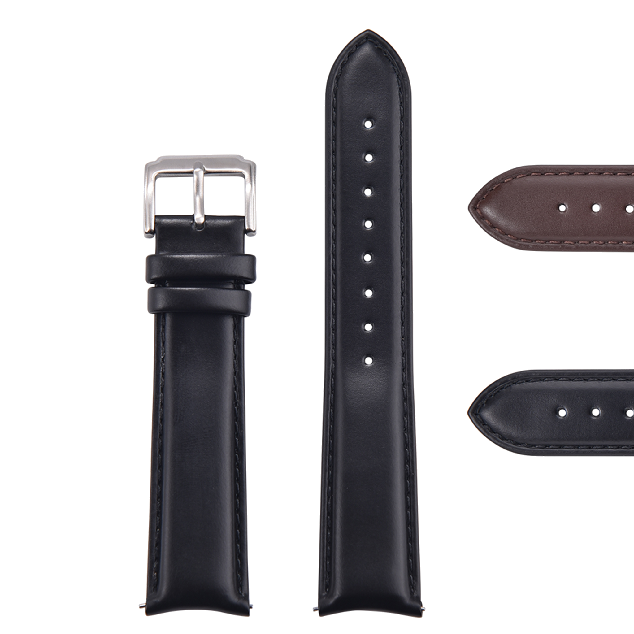 Halifax Watch Bands - Contour Luxe Leather Strap