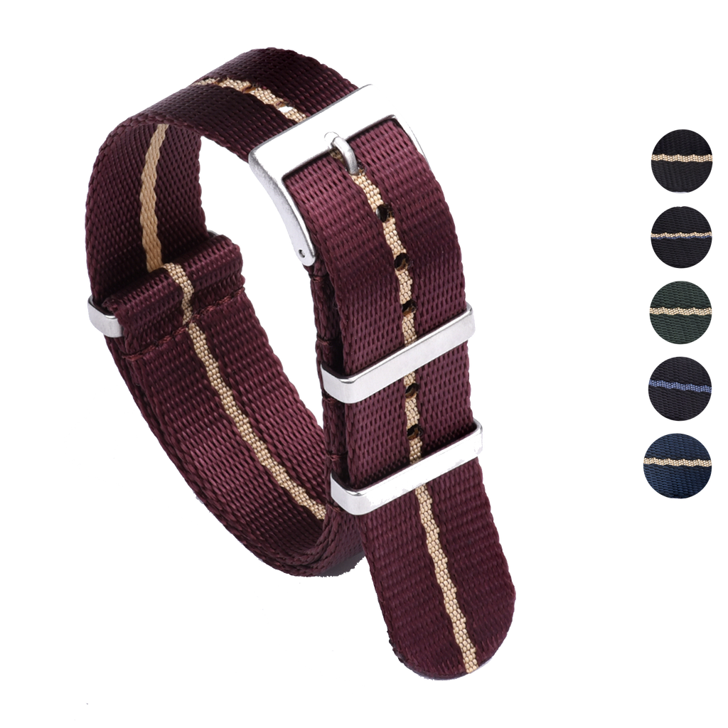 Halifax Watch Bands - Seat Belt Luxury NATO Strap