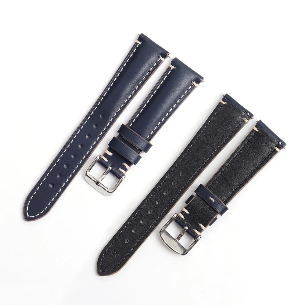 Halifax Watch Bands - Vintage Japanese Cordovan Leather