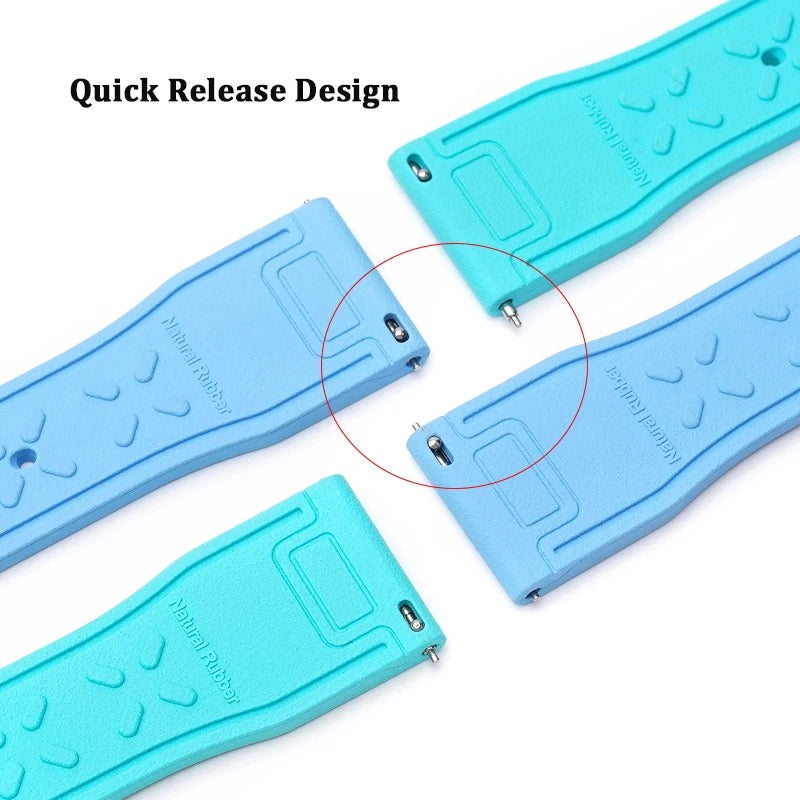 Halifax Watch Bands - Aviator's FKM Rubber Strap