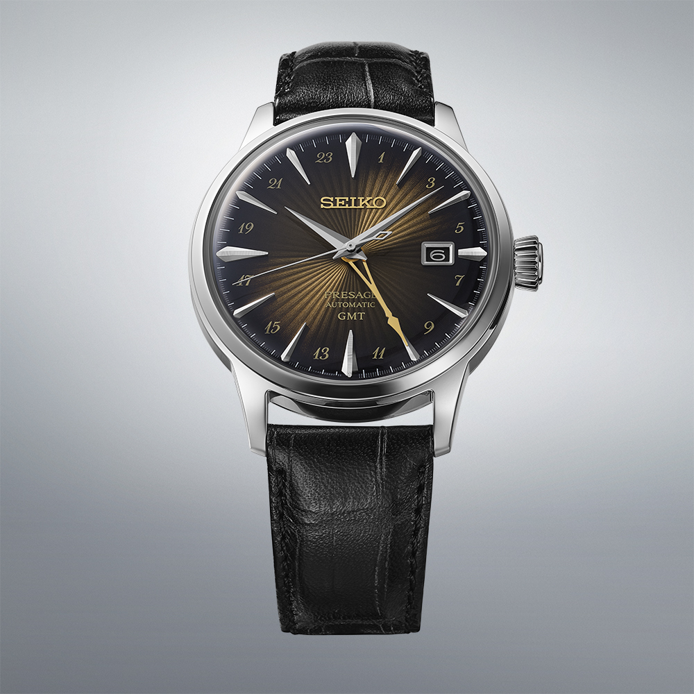 Seiko Presage – Cocktail Time GMT – « Clou rouillé »