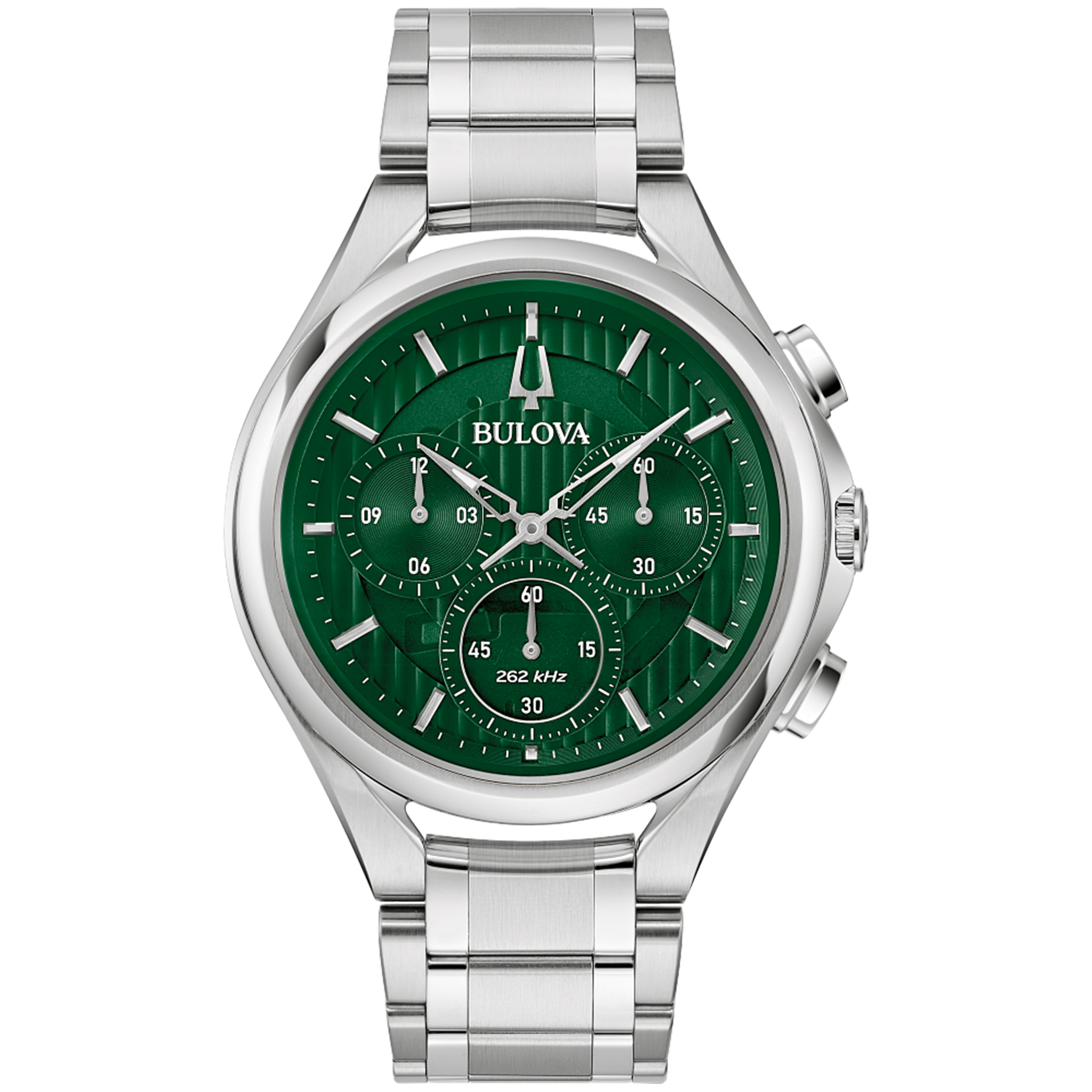 Green dial chronograph watch 2025