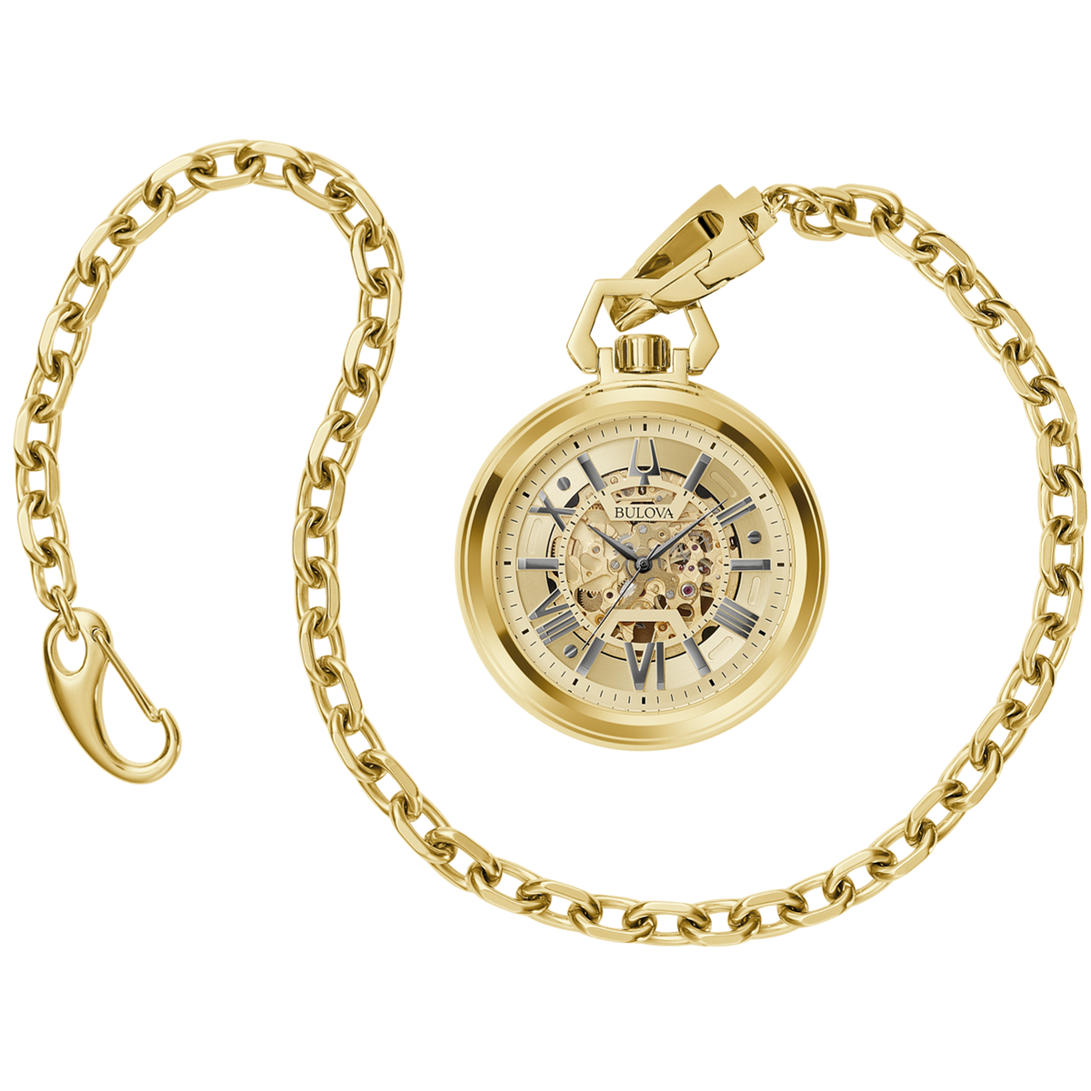 Bulova Pocket Watch - Sutton Automatic - Gold