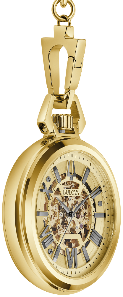 Bulova Pocket Watch - Sutton Automatic - Gold 97A178